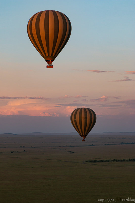 Hot Air Balloon, Africa, Safari, Canon